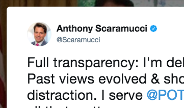 WH Communications Director Anthony Scaramucci Addresses Controversial