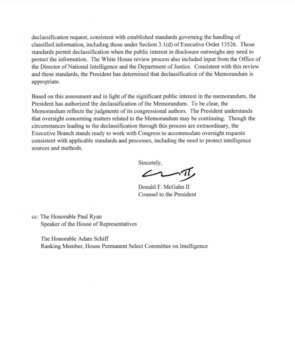 Here Is The Full FISA Memo! – Chicks On The Right